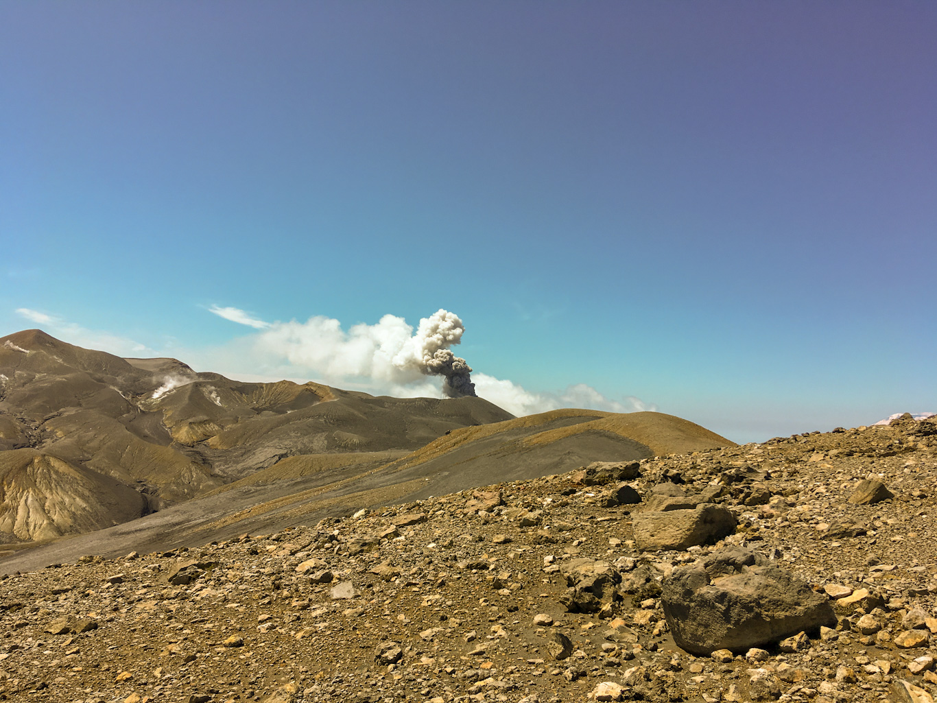 Парамушир, вулкан Эбеко